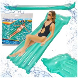 Materac dmuchany plażowy do pływania na basen wodę BESTWAY 44013 niebieski 90kg 183cm