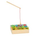 Gra drewniana montessori łowienie rybek marchewki robaczki