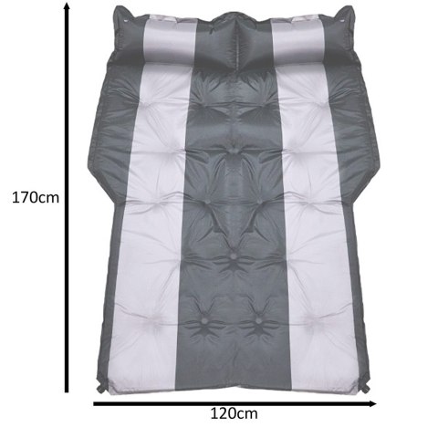 Materac łóżko do samochodu auta bagażnika dmuchany 170x120cm czarne Materac łóżko do samochodu auta bagażnika dmuchany 170x120cm czarne