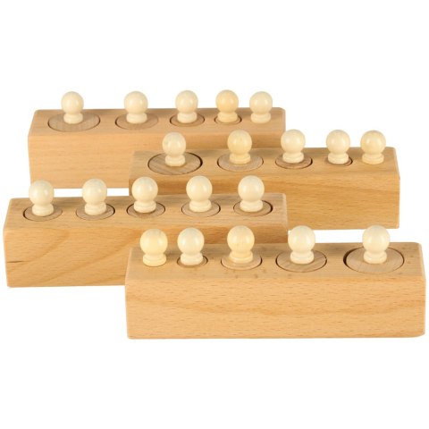 Odważniki cylindry drewniane sorter montessori Odważniki cylindry drewniane sorter montessori