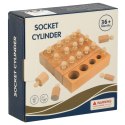 Odważniki cylindry drewniane sorter montessori