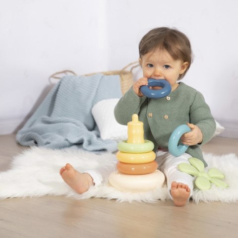 SMOBY Little Green Duża Piramidka z Krążków Bioplastik Palma 6el. SMOBY Little Green Duża Piramidka z Krążków Bioplastik Palma 6el.