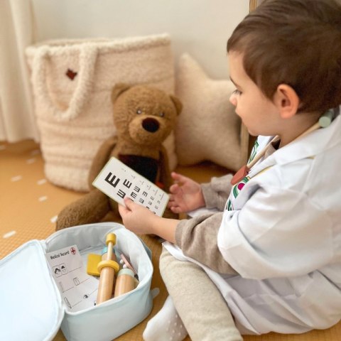 TOOKY TOY Drewniany Zestaw Małego Lekarza Doktora w Walizce z Akcesoriami TOOKY TOY Drewniany Zestaw Małego Lekarza Doktora w Walizce z Akcesoriami