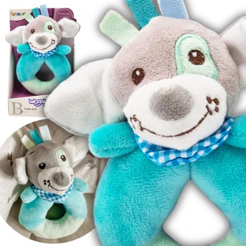 WOOPIE BABY Grzechotka Pluszak Przytulanka dla Niemowląt Piesek WOOPIE BABY Grzechotka Pluszak Przytulanka dla Niemowląt Piesek