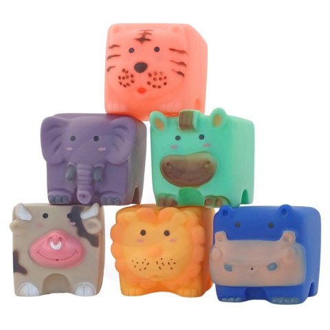 WOOPIE BABY Klocki Sensoryczne Zwierzątka Układanka do Ściskania + Dźwięk 6 el. WOOPIE BABY Klocki Sensoryczne Zwierzątka Układanka do Ściskania + Dźwięk 6 el.