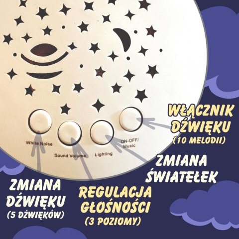 WOOPIE BABY Przytulanka Usypiacz Projektor 2w1 Sówka - 10 Kołysanek WOOPIE BABY Przytulanka Usypiacz Projektor 2w1 Sówka - 10 Kołysanek