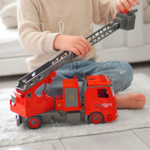 WOOPIE Zestaw Konstrukcyjny Klocki Wóz Strażacki + Śrubokręt WOOPIE Zestaw Konstrukcyjny Klocki Wóz Strażacki + Śrubokręt