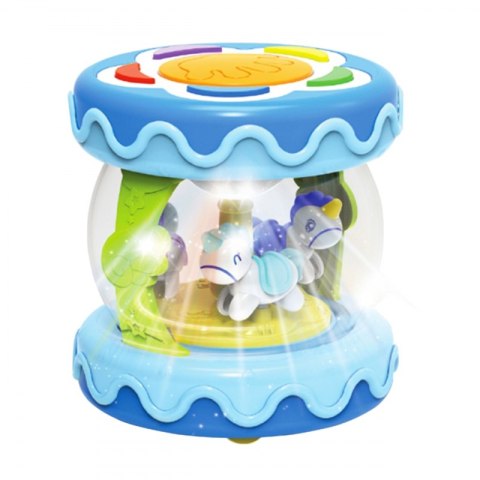 WOOPIE BABY Bębenek Pozytywka Projektor 3w1 Zabawka Muzyczna dla Niemowląt + Walec Roller do Nauki Raczkowania WOOPIE BABY Bębenek Pozytywka Projektor 3w1 Zabawka Muzyczna dla Niemowląt + Walec Roller do Nauki Raczkowania
