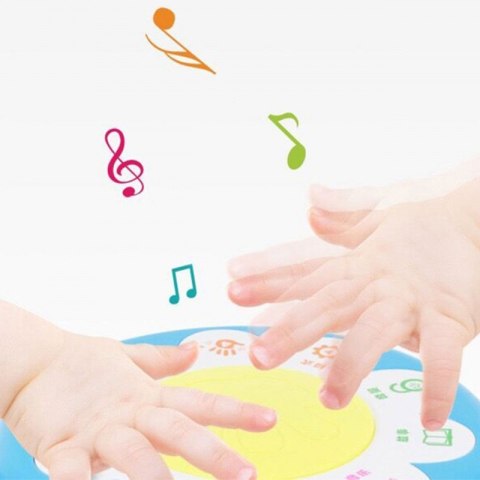 WOOPIE BABY Bębenek Pozytywka Projektor 3w1 Zabawka Muzyczna dla Niemowląt + Walec Roller do Nauki Raczkowania WOOPIE BABY Bębenek Pozytywka Projektor 3w1 Zabawka Muzyczna dla Niemowląt + Walec Roller do Nauki Raczkowania