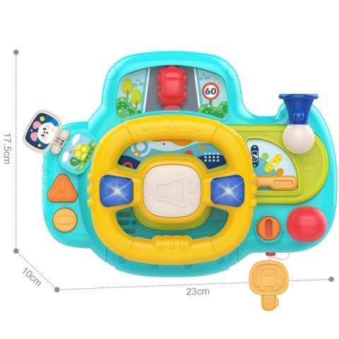 WOOPIE BABY Kierownica Samochodowa Interaktywna z Swiatłami Dźwiękiem WOOPIE BABY Kierownica Samochodowa Interaktywna z Swiatłami Dźwiękiem