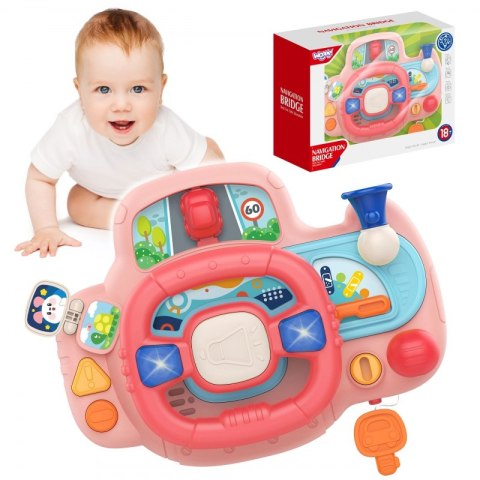 WOOPIE BABY Kierownica Samochodowa Interaktywna z Swiatłami Dźwiękiem WOOPIE BABY Kierownica Samochodowa Interaktywna z Swiatłami Dźwiękiem