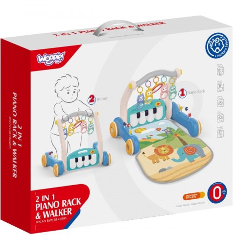 WOOPIE BABY Mata z Pałąkiem Pchacz 2w1 Pianinko WOOPIE BABY Mata z Pałąkiem Pchacz 2w1 Pianinko