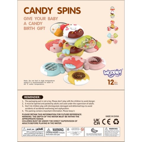 WOOPIE BABY Spinner Zabawka Sensoryczna Pszczoła Kurczak Królik Wymienne 3 szt. WOOPIE BABY Spinner Zabawka Sensoryczna Pszczoła Kurczak Królik Wymienne 3 szt.
