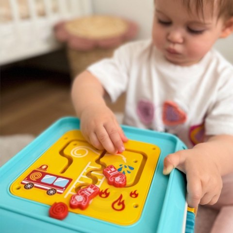 WOOPIE BABY Wielofunkcyjna Kostka Aktywności Montessori 6w1 - 18m+ WOOPIE BABY Wielofunkcyjna Kostka Aktywności Montessori 6w1 - 18m+