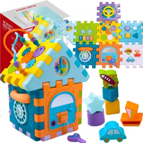 WOOPIE BABY Wielofunkcyjny Domek Aktywności Montessori 9w1 - 18m+ WOOPIE BABY Wielofunkcyjny Domek Aktywności Montessori 9w1 - 18m+
