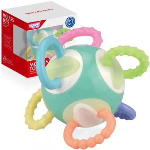 WOOPIE BABY Zabawka Sensoryczna 2w1 Gryzak Grzechotka Motessori WOOPIE BABY Zabawka Sensoryczna 2w1 Gryzak Grzechotka Motessori