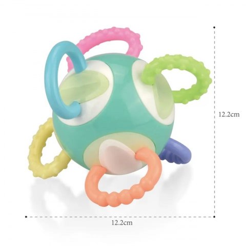 WOOPIE BABY Zabawka Sensoryczna 2w1 Gryzak Grzechotka Motessori WOOPIE BABY Zabawka Sensoryczna 2w1 Gryzak Grzechotka Motessori