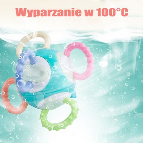 WOOPIE BABY Zabawka Sensoryczna 2w1 Gryzak Grzechotka Motessori WOOPIE BABY Zabawka Sensoryczna 2w1 Gryzak Grzechotka Motessori
