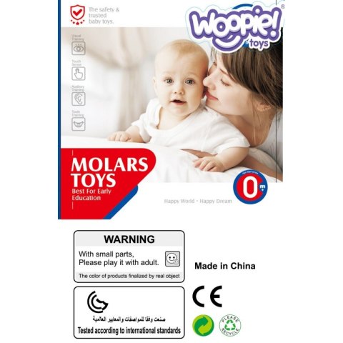 WOOPIE BABY Zabawka Sensoryczna 2w1 Gryzak Grzechotka Motessori WOOPIE BABY Zabawka Sensoryczna 2w1 Gryzak Grzechotka Motessori