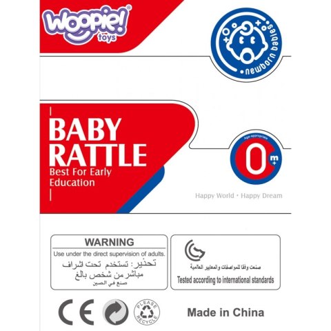 WOOPIE BABY Grzechotka Żółta Żyrafa 0m+ WOOPIE BABY Grzechotka Żółta Żyrafa 0m+