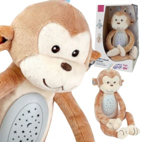 WOOPIE BABY Interaktywna Przytulanka Projektor 2w1 Usypiacz Małpka WOOPIE BABY Interaktywna Przytulanka Projektor 2w1 Usypiacz Małpka