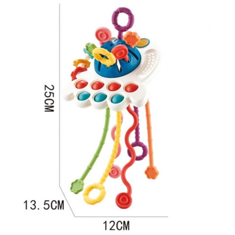 WOOPIE BABY Zabawka Sensoryczna Montessori Gryzak Wielofunkcyjny 0+ WOOPIE BABY Zabawka Sensoryczna Montessori Gryzak Wielofunkcyjny 0+