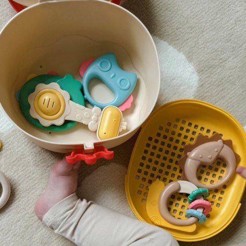 WOOPIE BABY Zestaw Miękkich Grzechotek z Pudełkiem 14 szt. 0m+ WOOPIE BABY Zestaw Miękkich Grzechotek z Pudełkiem 14 szt. 0m+