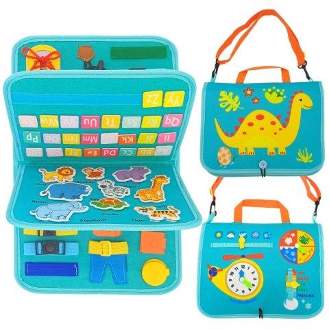 WOOPIE Edukacyjna Książeczka Torba Montessori - Dinozaury WOOPIE Edukacyjna Książeczka Torba Montessori - Dinozaury