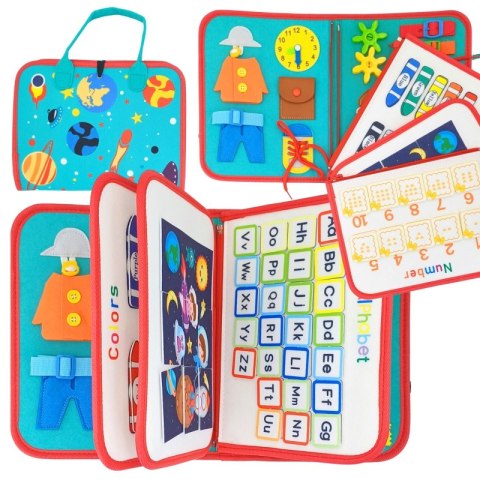 WOOPIE Edukacyjna Książeczka Walizka Montessori - Księżyc WOOPIE Edukacyjna Książeczka Walizka Montessori - Księżyc