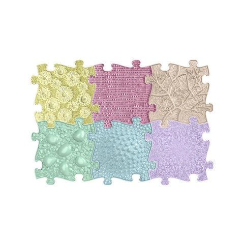 WOOPIE Mata Sensoryczna Ortopedyczna Puzzle 6 elementy WOOPIE Mata Sensoryczna Ortopedyczna Puzzle 6 elementy