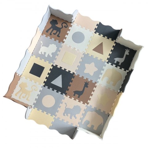 Woopie Baby Mata Piankowa Zwierzęta Kształty Puzzle Kojec Woopie Baby Mata Piankowa Zwierzęta Kształty Puzzle Kojec