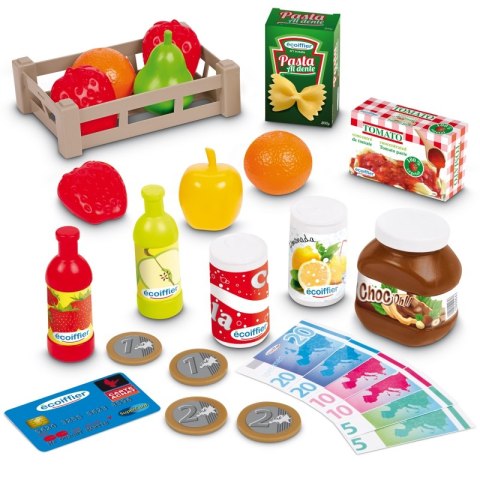 Ecoiffier Sklep Supermarket z Koszykiem Zakupowym oraz Kasą z Mikrofonem 31el. Ecoiffier Sklep Supermarket z Koszykiem Zakupowym oraz Kasą z Mikrofonem 31el.