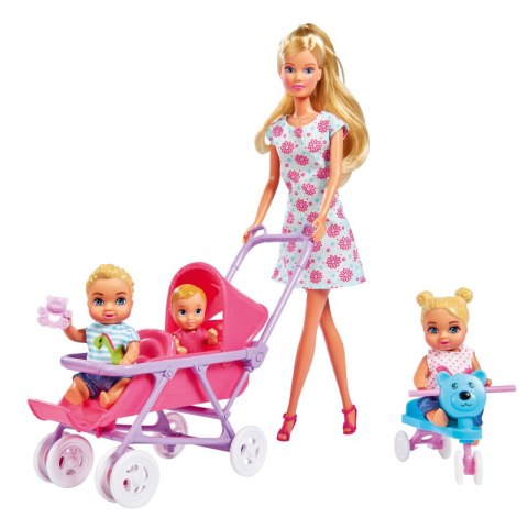 Lalka Simba Steffi Love Mama w Pokoju Dziecięcym z 3 dzieci 28 elem. Lalka Simba Steffi Love Mama w Pokoju Dziecięcym z 3 dzieci 28 elem.