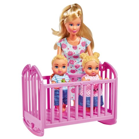 Lalka Simba Steffi Love Mama w Pokoju Dziecięcym z 3 dzieci 28 elem. Lalka Simba Steffi Love Mama w Pokoju Dziecięcym z 3 dzieci 28 elem.