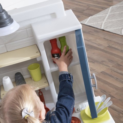 STEP2 Nowoczesna Realistyczna Kuchnia dla Dzieci z Wieloma Akcesoriami STEP2 Nowoczesna Realistyczna Kuchnia dla Dzieci z Wieloma Akcesoriami