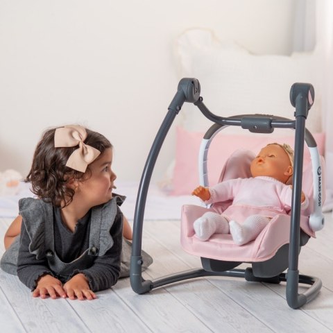 SMOBY Krzesełko do karmienia Maxi Cosy Quinny 3w1 dla lalki Nosidełko Bujak SMOBY Krzesełko do karmienia Maxi Cosy Quinny 3w1 dla lalki Nosidełko Bujak