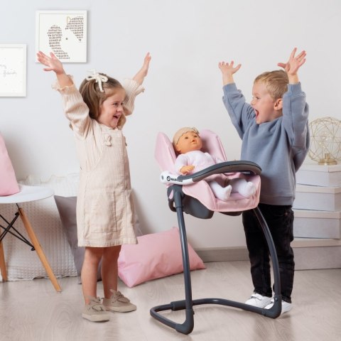 SMOBY Krzesełko do karmienia Maxi Cosy Quinny 3w1 dla lalki Nosidełko Bujak SMOBY Krzesełko do karmienia Maxi Cosy Quinny 3w1 dla lalki Nosidełko Bujak