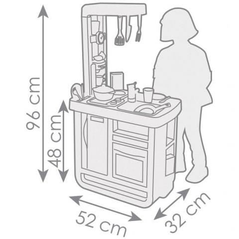SMOBY Kuchnia Bon Appetit Niebieska Elektroniczna SMOBY Kuchnia Bon Appetit Niebieska Elektroniczna