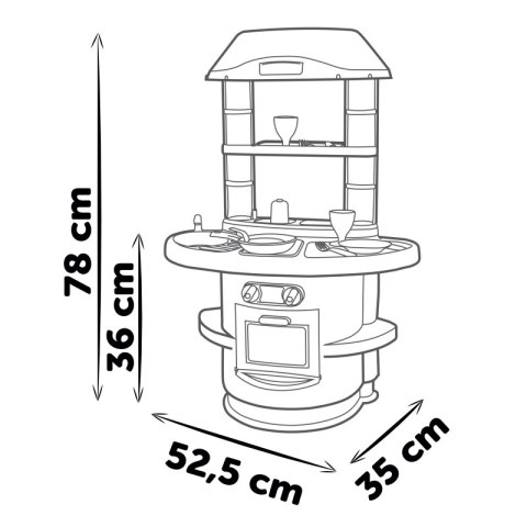 SMOBY Kuchnia Nova 13 el. +18m SMOBY Kuchnia Nova 13 el. +18m