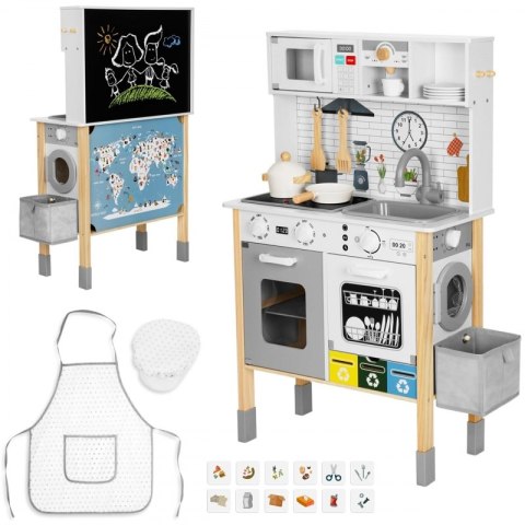 TOOKY TOY Kuchnia Drewniana 9w1 Agd Akcesoria Mapa TOOKY TOY Kuchnia Drewniana 9w1 Agd Akcesoria Mapa