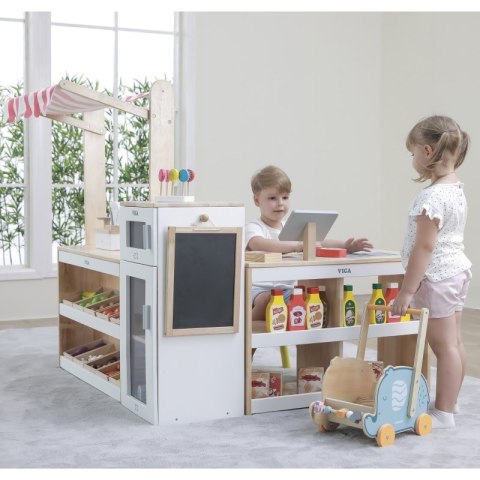 Viga Duży Zestaw Stragan Sklep Supermarket Viga Duży Zestaw Stragan Sklep Supermarket