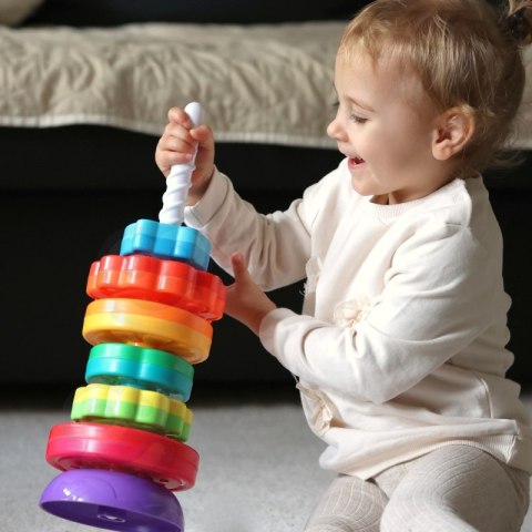 WOOPIE BABY Edukacyjna Piramidka Zakręcona Wieża Zwierzątka WOOPIE BABY Edukacyjna Piramidka Zakręcona Wieża Zwierzątka