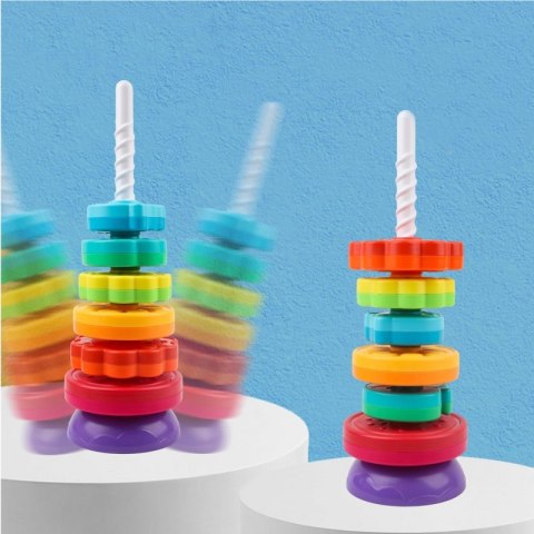 WOOPIE BABY Edukacyjna Piramidka Zakręcona Wieża Zwierzątka WOOPIE BABY Edukacyjna Piramidka Zakręcona Wieża Zwierzątka
