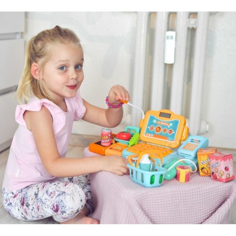 WOOPIE Kasa Sklepowa Dla Dzieci Zestaw + Zdrapywanka WOOPIE Kasa Sklepowa Dla Dzieci Zestaw + Zdrapywanka
