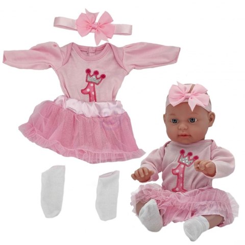 WOOPIE ROYAL Ubranko dla Lalki Zestaw Księżniczki Suknia Opaska 43-46 cm WOOPIE ROYAL Ubranko dla Lalki Zestaw Księżniczki Suknia Opaska 43-46 cm