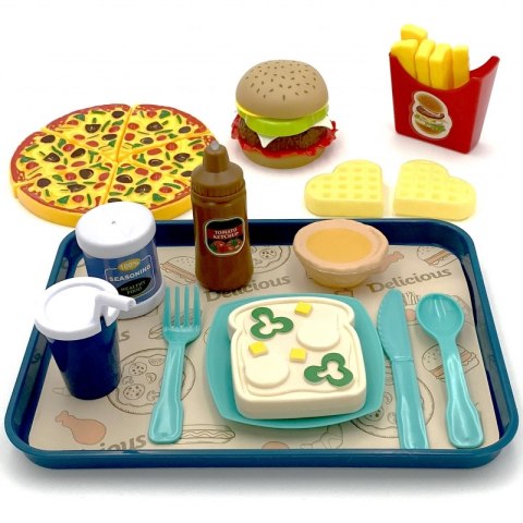 WOOPIE Zestaw do Krojenia Układania Jedzenie Fast Food 36 el. WOOPIE Zestaw do Krojenia Układania Jedzenie Fast Food 36 el.