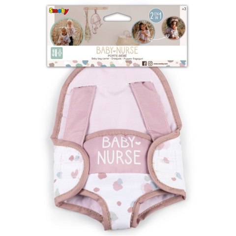 SMOBY Baby Nurse Nosidełko dla lalki 2w1 SMOBY Baby Nurse Nosidełko dla lalki 2w1