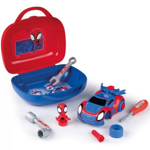 SMOBY Walizka z Narzędziami Spidey Samochód do Skręcania SMOBY Walizka z Narzędziami Spidey Samochód do Skręcania