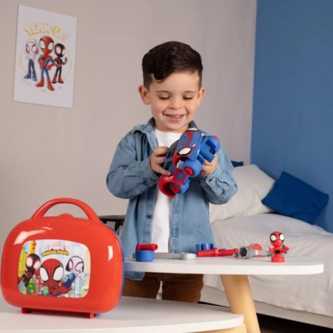 SMOBY Walizka z Narzędziami Spidey Samochód do Skręcania SMOBY Walizka z Narzędziami Spidey Samochód do Skręcania