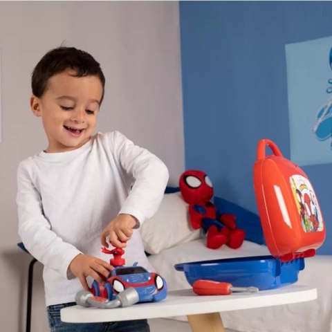 SMOBY Walizka z Narzędziami Spidey Samochód do Skręcania SMOBY Walizka z Narzędziami Spidey Samochód do Skręcania